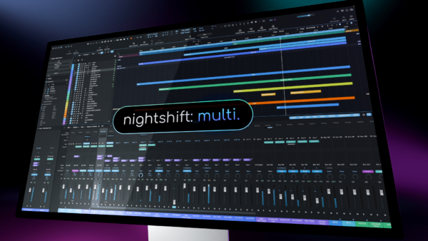 Nightshift: Multi. A stunning dark mode theme for Logic Pro